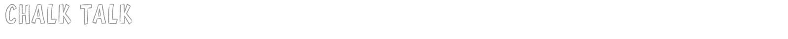 Chalk Talk font preview